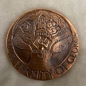 UGA Bicentennial Medallion. Bronze.